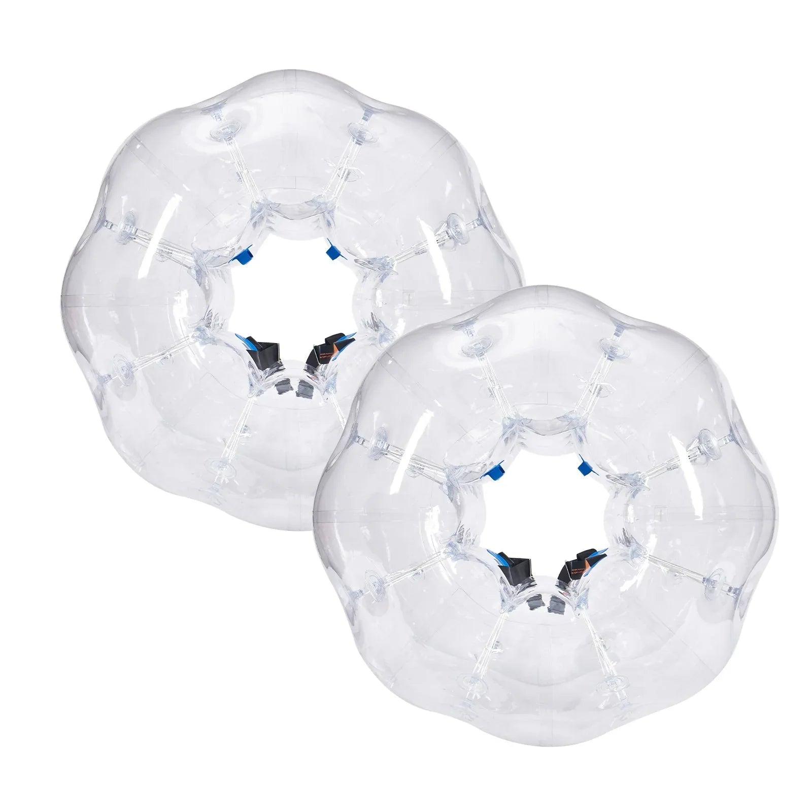 VEVOR Inflatable Bumper Balls 2-Pack, 4FT/1.2M Body Sumo Zorb Balls for Teen & Adult, 0.8mm Thick PVC Human Hamster Bubble Balls for Outdoor Team Gaming Play, Bumper Bopper Toys for Garden, Yard, Park - Mekamart Australia