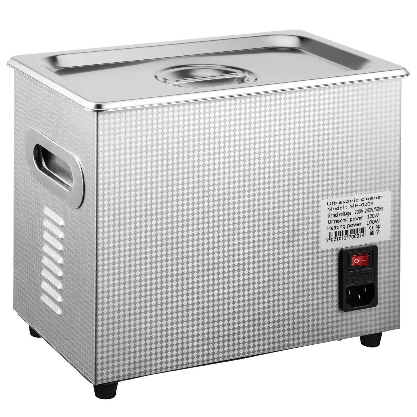 VEVOR Digital Ultrasonic Cleaner 3L Ultrasonic Cleaning Machine 220V 50kHz Sonic Cleaner Machine 304 Stainless Steel Ultrasonic Cleaner Machine with Heater and Timer for Cleaning Jewelry Glasses Watch - Mekamart Australia