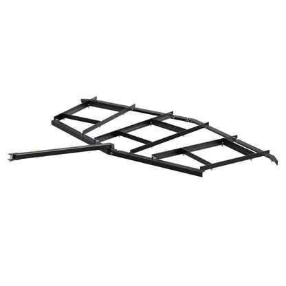 VEVOR Driveway Drag, 84" Width Tow Behind Drag Harrow, Q235 Steel Driveway Grader with Adjustable Bars, Support up to 50 lbs, Driveway Tractor Harrow for ATVs, UTVs, Garden Lawn Tractors - Mekamart Australia
