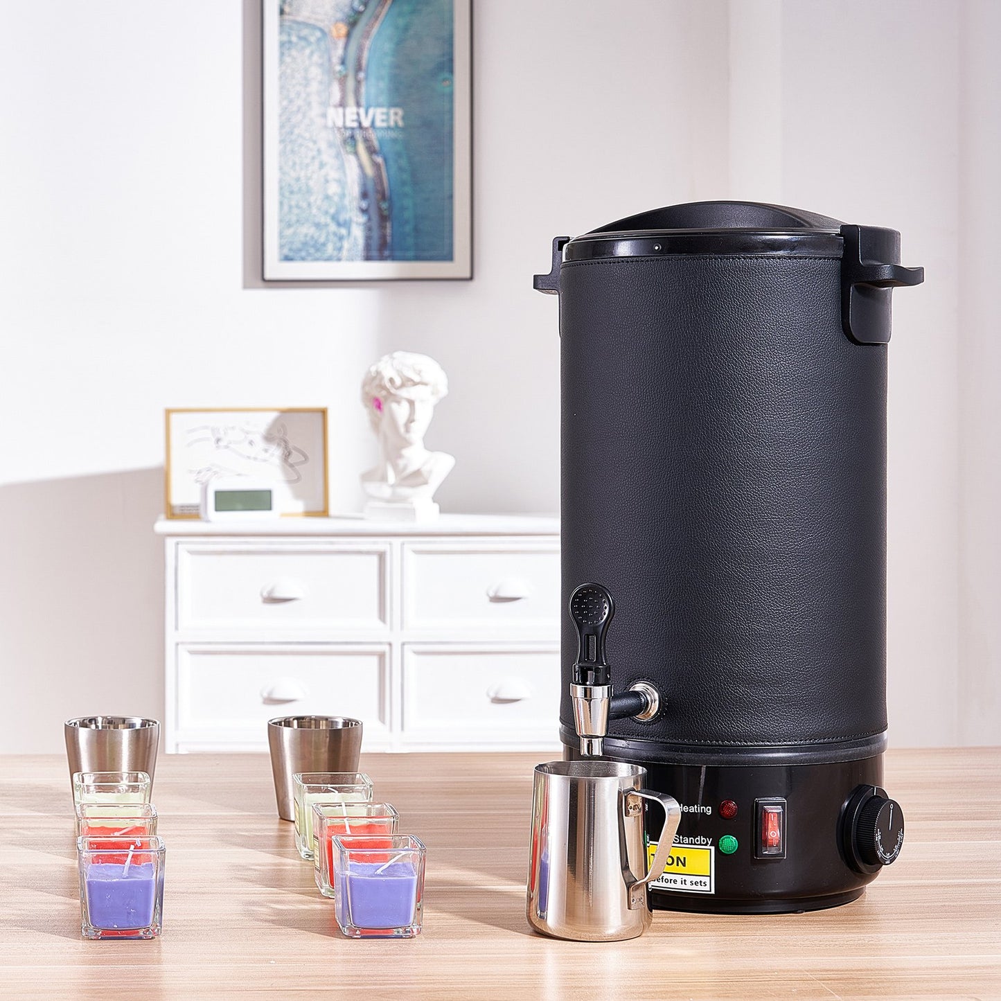 Wax Melter for Candle Making 10Liter Electric Pot Commercial or Home Use