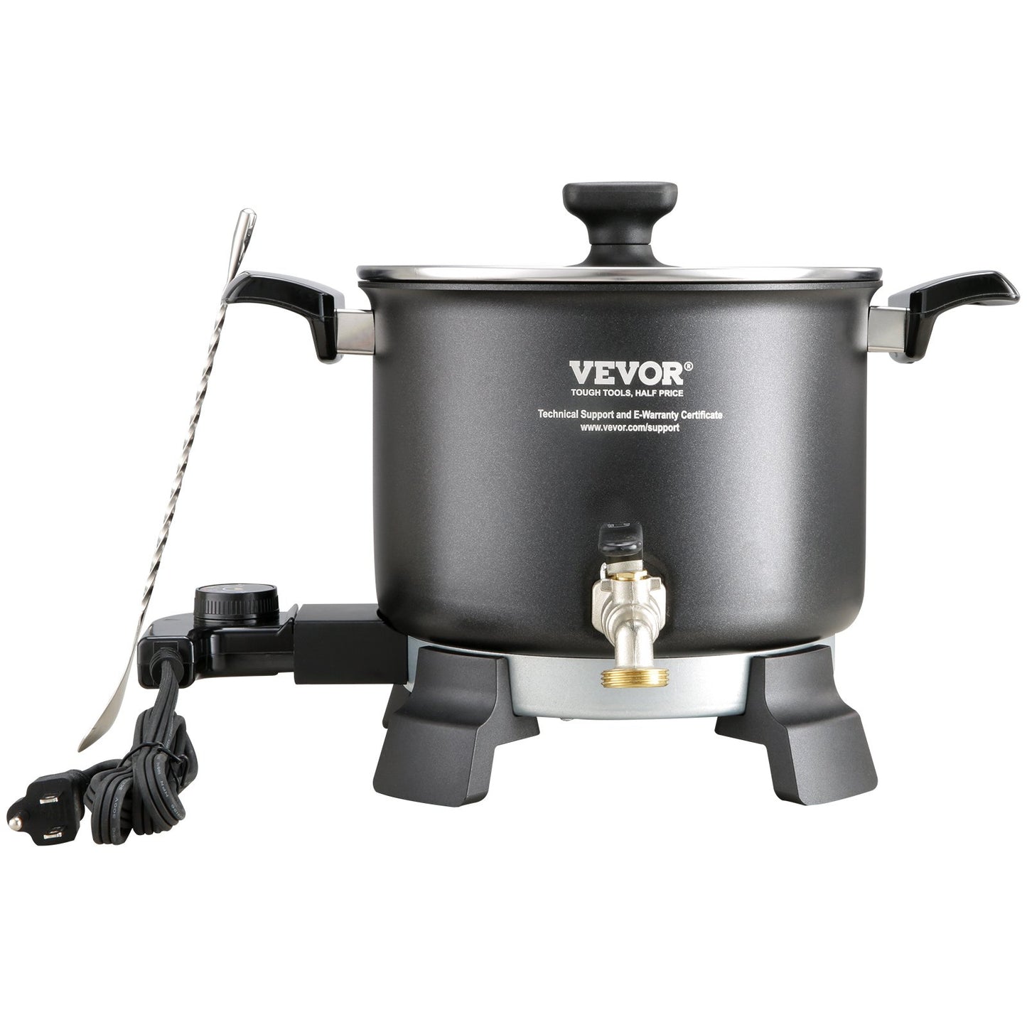 Wax Melter for Candle Making, 5 Liter Large Electric Wax Melting Pot Easy Pour Spout, 4-level Temperature Control, Easy Clean for Candle Soap Cream Beauty Bulk Production Business or Home