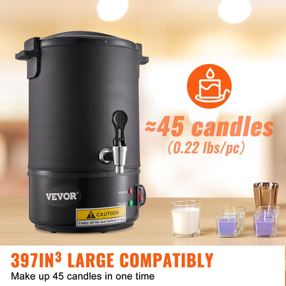 Wax Melter for Candle Making 6.5Liter Electric Pot Commercial or Home Use