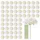 VEVOR Artificial Flowers, 105 pcs Real Looking White Silk Fake Hydrangea Bulk, White Faux Bridal Shower with Stems for DIY Wedding Bouquets, Home Centerpieces Arrangements, Party Tables Decorations - Mekamart Australia