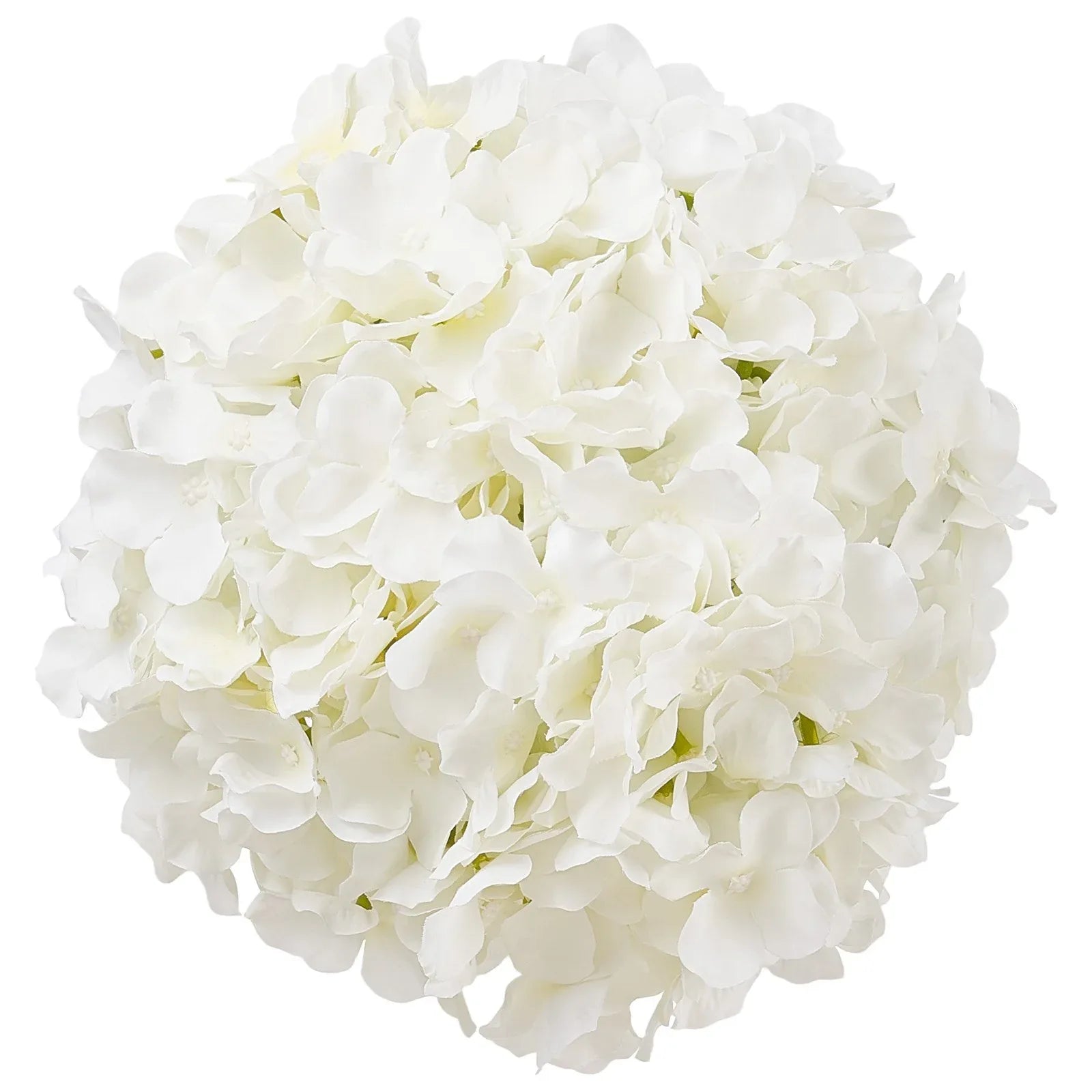 VEVOR Artificial Flowers, 105 pcs Real Looking White Silk Fake Hydrangea Bulk, White Faux Bridal Shower with Stems for DIY Wedding Bouquets, Home Centerpieces Arrangements, Party Tables Decorations - Mekamart Australia