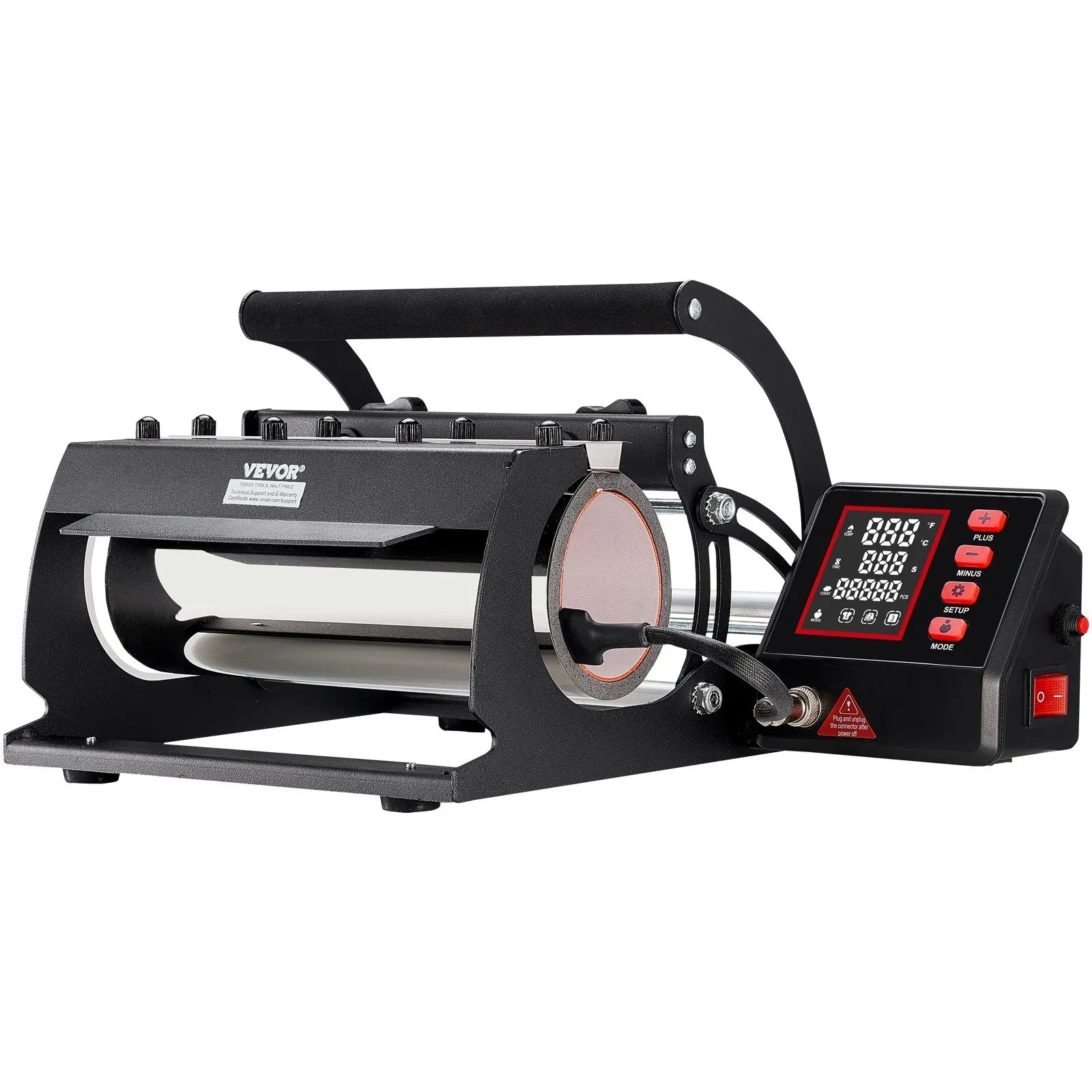 VEVOR Tumbler Heat Press Machine 11-30oz Mug Press Sublimation Tumblers Black - Mekamart Australia