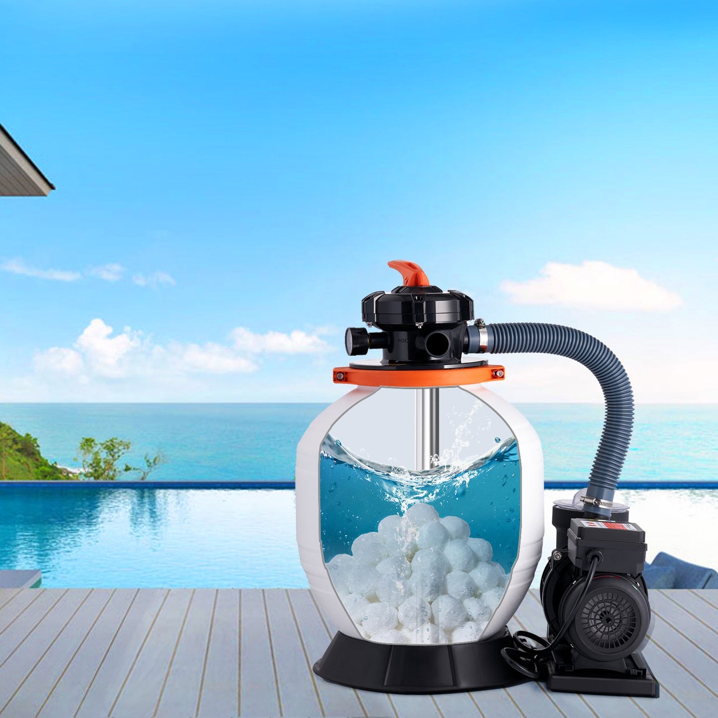 Pool Filter Balls for Sand Filter Pump 0.7 kg Reusable for Swimming Pool