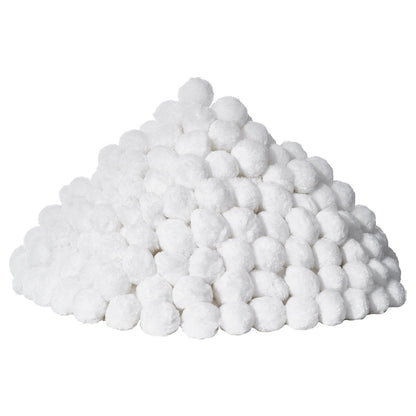 Pool Filter Balls for Sand Filter, 2.1 kg, Filter Balls Replace Pool Filter Sand, Reusable Polyester Fiber Filter Media Balls with Wash Bag, for Swimming Pool Above Ground Pool Aquarium Tank