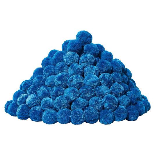 Pool Filter Balls for Sand Filter, 1.42 kg, Filter Balls Replace Pool Filter Sand, Reusable Blue Polyester Fiber Filter Media with Wash Bag, for Swimming Pool Aquarium Tank Above Ground Pool