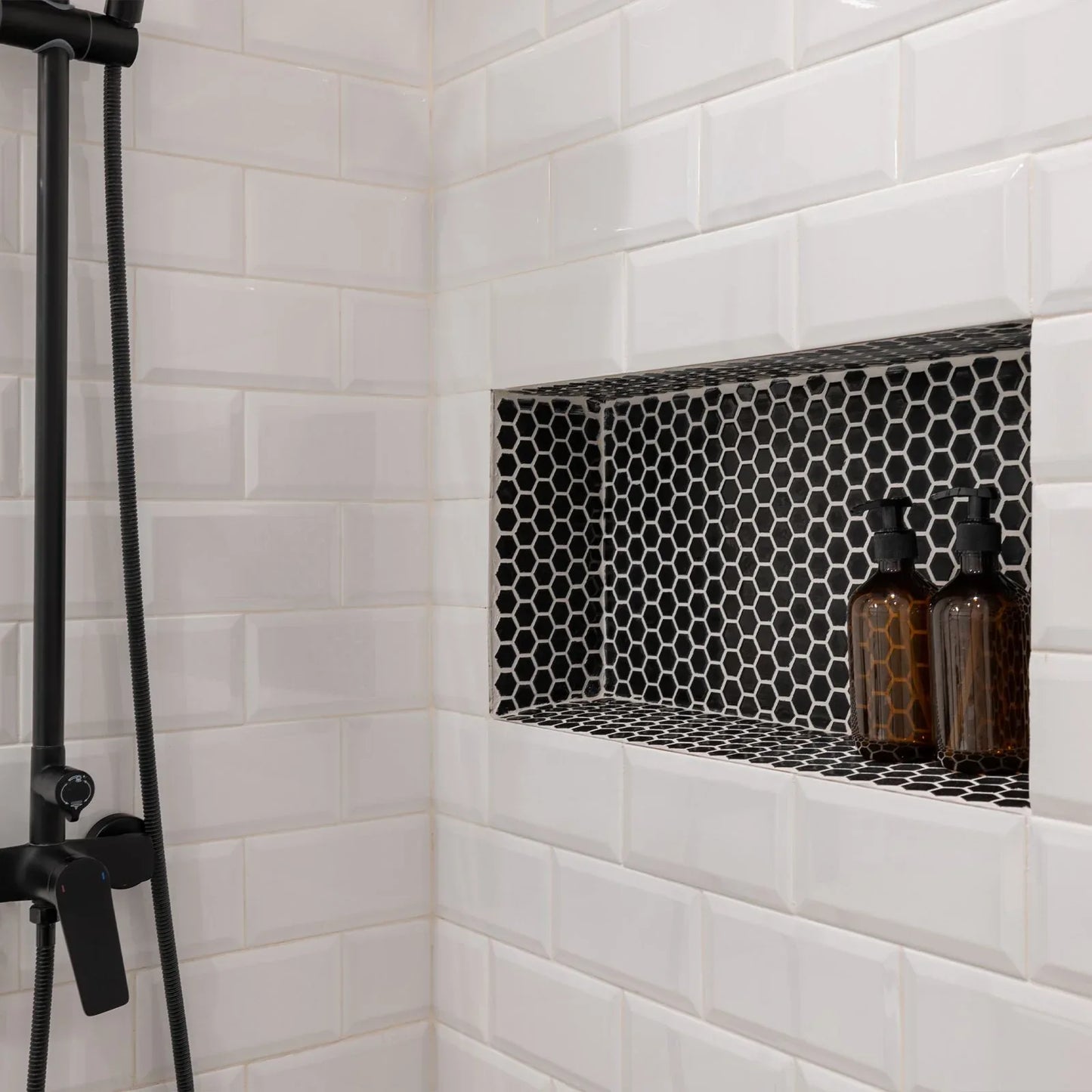 VEVOR Shower Niche 40.6 x 50.8 x 10.2 cm Recessed Wall Divider Shelf Bathroom - Mekamart Australia