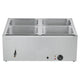 VEVOR Commercial Food Warmer, 1500W Electric Stainless Steel Steam Food Warmer with Lid, 4-Pan Fast Heating Countertop Buffet Bain Marie with Soup & Perforated Ladles, for Catering, Restaurant, Party - Mekamart Australia