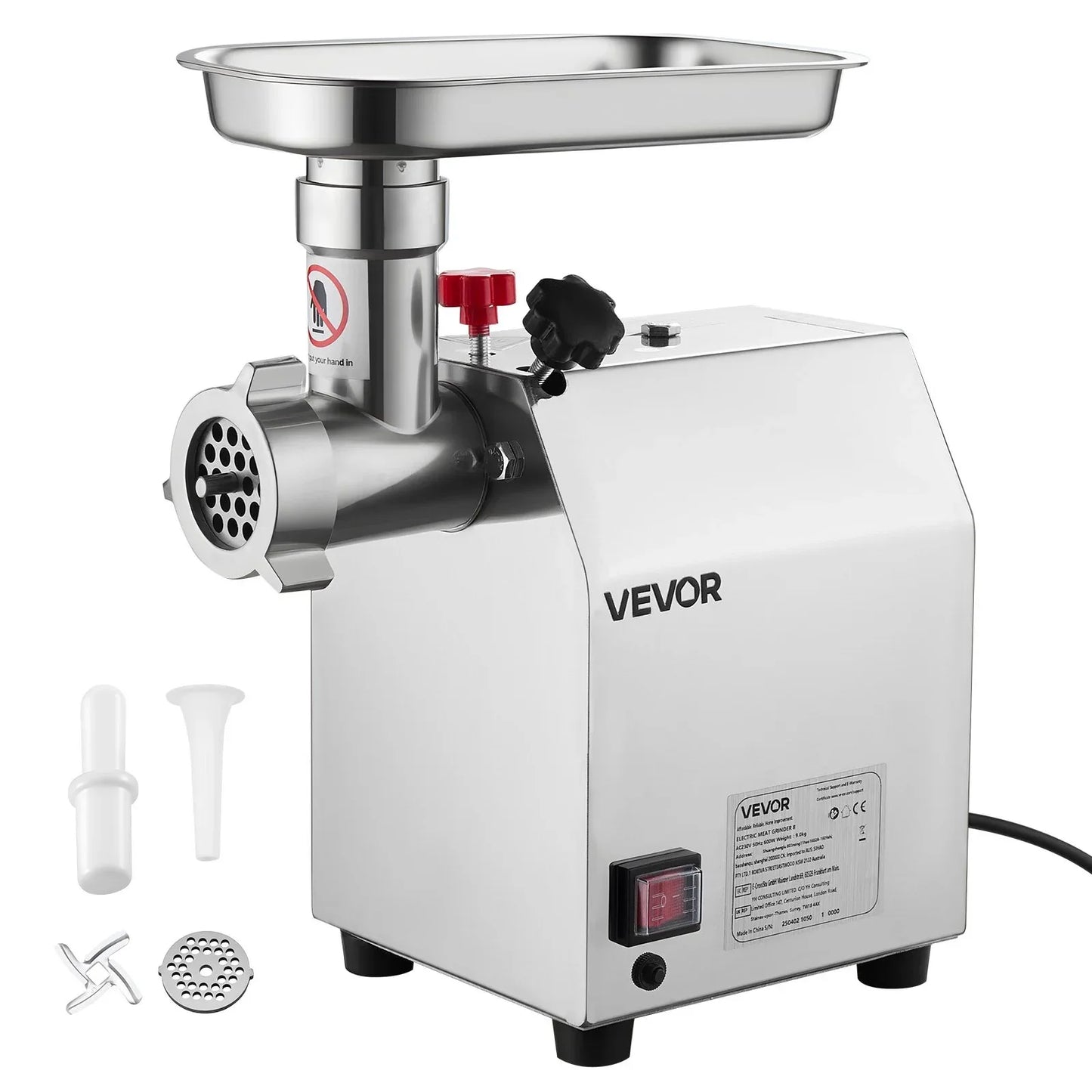 VEVOR Commercial Electric Meat Grinder 4.5 Lbs/Min Sausage Stuffer Maker Kitchen - Mekamart Australia