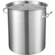 VEVOR Stainless Steel Stockpot, 42 Quart Large Cooking Pots, Multipurpose Cookware Sauce Pot with Lid & Handle, Heavy Duty Commercial Grade Stock Pot, Sanding Treatment, for Large Groups Events Silver - Mekamart Australia
