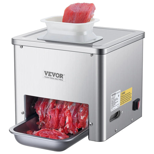 VEVOR Electric Meat Cutter Machine 550W Commercial Meat Slicer Cutting Machine - Mekamart Australia