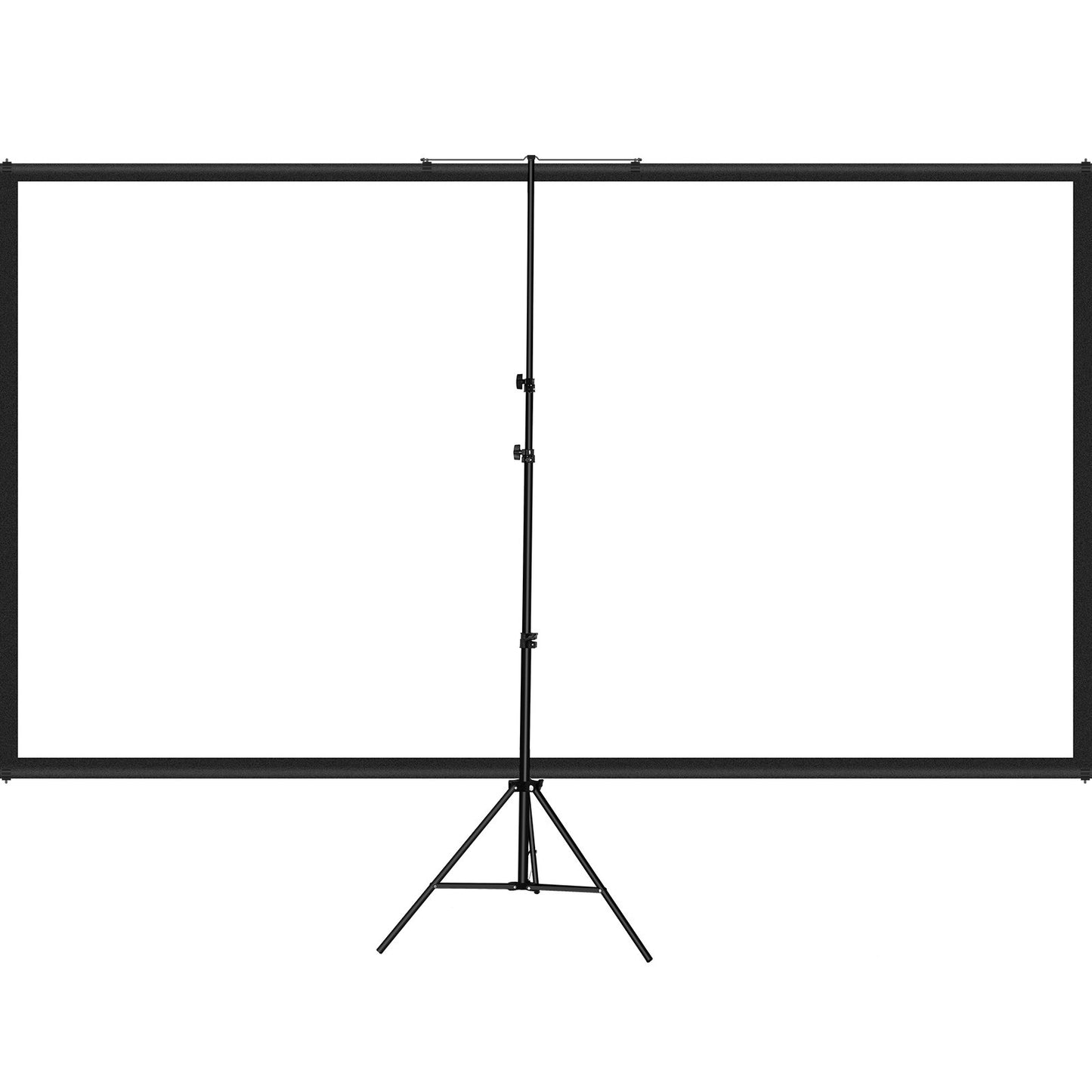 Tripod Projector Screen with Stand 70 inch 16:9 4K HD Projection Screen Stand Wrinkle-Free Height Adjustable Portable Screen for Projector Indoor & Outdoor for Movie, Home Cinema, Gaming, Office