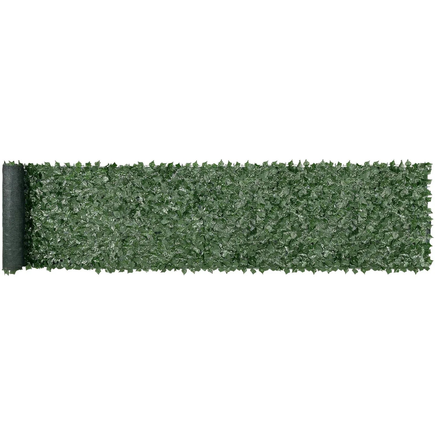 VEVOR Ivy Privacy Fence, 39 x 198in Artificial Green Wall Screen, Greenery Ivy Fence with Mesh Cloth Backing and Strengthened Joint, Faux Hedges Vine Leaf Decoration for Outdoor Garden, Yard, Balcony - Mekamart Australia