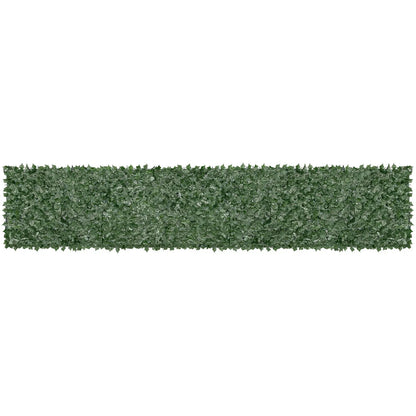 VEVOR Ivy Privacy Fence, 39 x 198in Artificial Green Wall Screen, Greenery Ivy Fence with Mesh Cloth Backing and Strengthened Joint, Faux Hedges Vine Leaf Decoration for Outdoor Garden, Yard, Balcony - Mekamart Australia