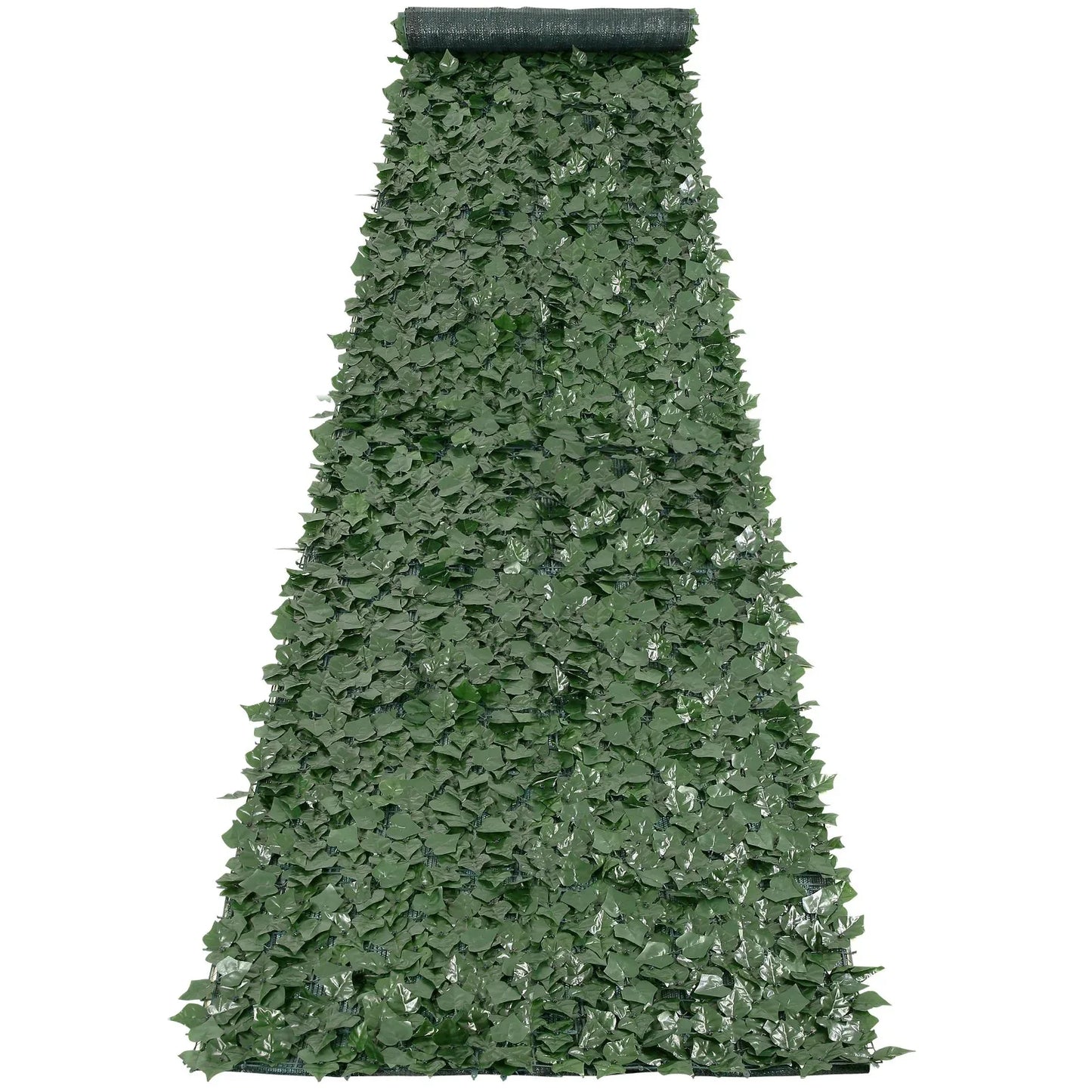 VEVOR Ivy Privacy Fence, 39 x 198in Artificial Green Wall Screen, Greenery Ivy Fence with Mesh Cloth Backing and Strengthened Joint, Faux Hedges Vine Leaf Decoration for Outdoor Garden, Yard, Balcony - Mekamart Australia