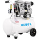 VEVOR Air Compressor 6.6 Gallon, Portable Air Compressor 1 HP, Oil Free Air Compressor Steel Tank 750W, Pancake Air Compressor 115 PSI, Ultra Quiet Compressor for Home Repair, Tire Inflation - Mekamart Australia