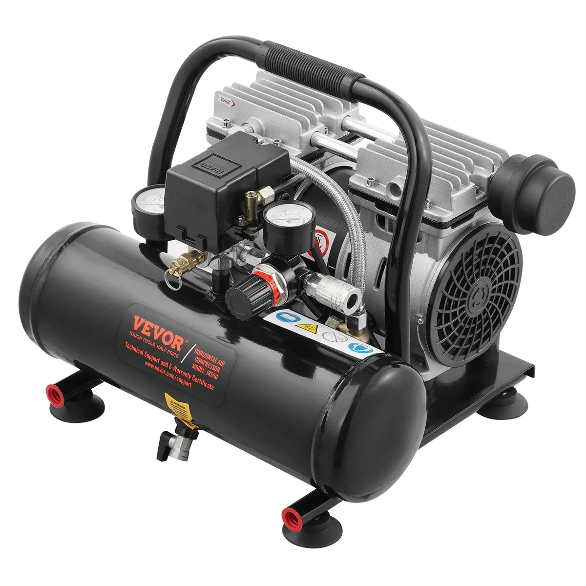 VEVOR Air Compressor Compact Portable Oil Free Compressor 4L 7bar - Mekamart Australia