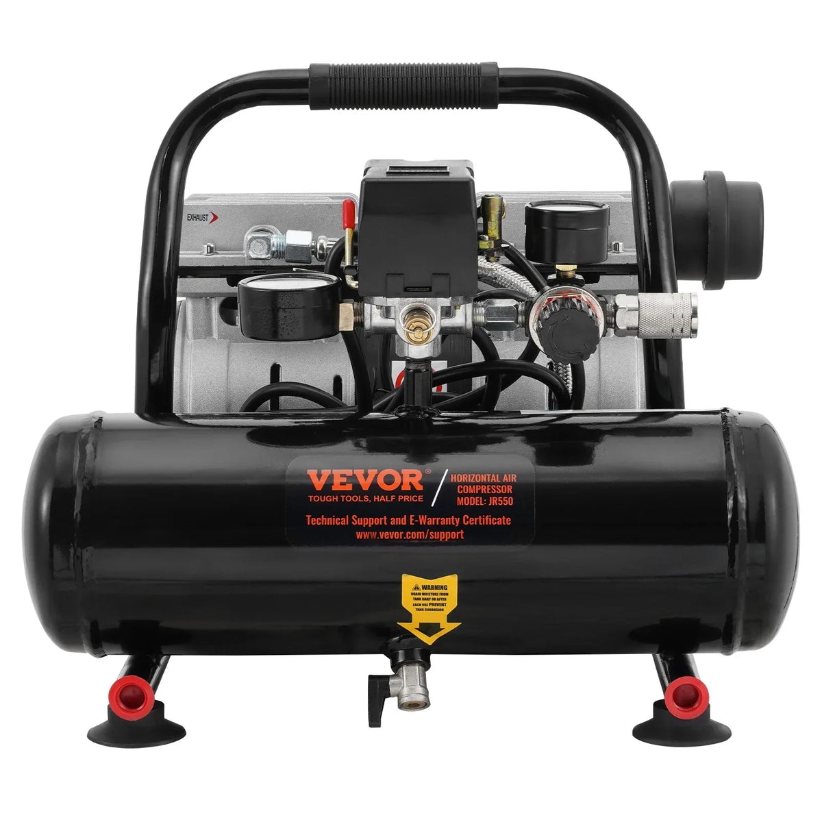 VEVOR Air Compressor Compact Portable Oil Free Compressor 4L 7bar - Mekamart Australia