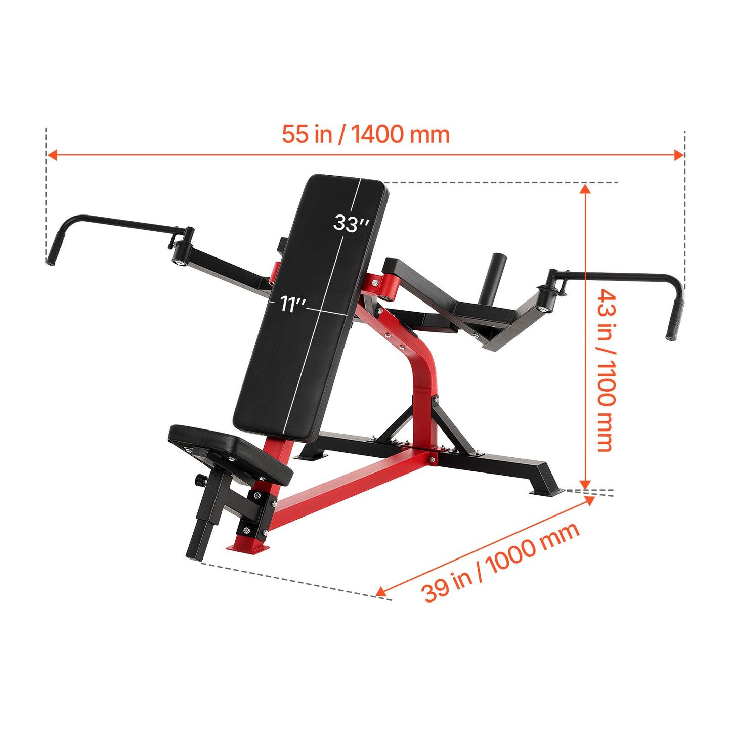 Incline Chest Fly and Rear Delt Fly Machine, 450 LBS Chest Machine, Adjustable Fitness Chest Bench Set, Home Gym Equipment for Upper Body Strength Training Machine