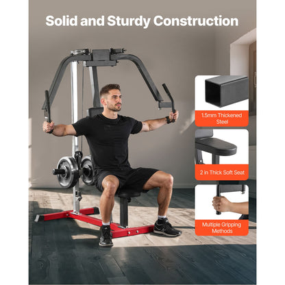 Chest Fly Machine, Upper Body Specialty Machine for Home Gym, Adjustable Fly and Reverse Delt Machine, for Chest, Back, Pectoral, Rear Deltoid and Shoulder Workouts, Hold up to 450LBS
