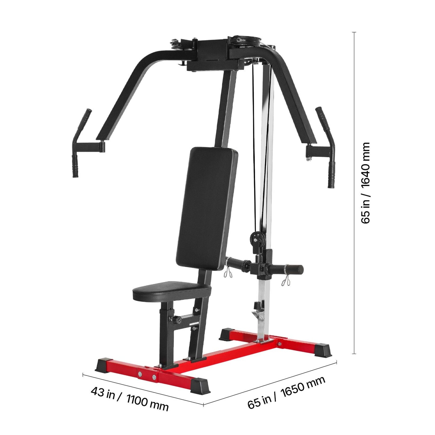 Chest Fly Machine, Upper Body Specialty Machine for Home Gym, Adjustable Fly and Reverse Delt Machine, for Chest, Back, Pectoral, Rear Deltoid and Shoulder Workouts, Hold up to 450LBS