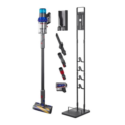 VEVOR Vacuum Stand, Compatible With Dyson V6 V7 V8 V10 V11 V15, Stable Vacuum Stand Holder with Wheels for Dyson DC30 DC31 DC34 DC35 DC58 DC59 DC62 D74 Cordless Upright Vacuum Cleaners & Accessories - Mekamart Australia