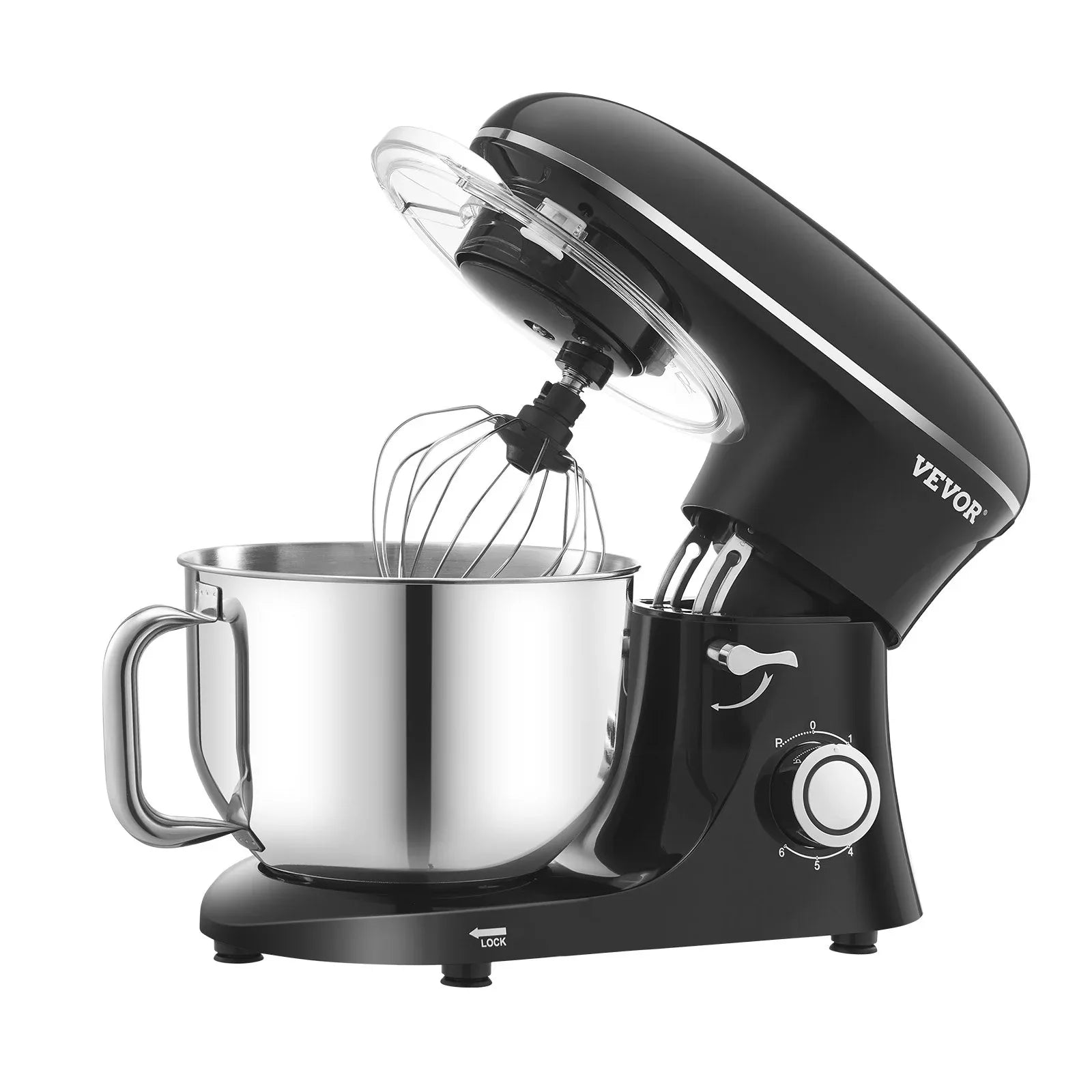 VEVOR Stand Mixer 5.68 L Electric Dough Mixer 1100W 6 + P Speeds Food Beater - Mekamart Australia
