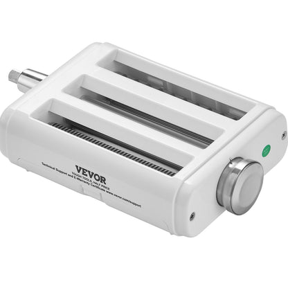 Pasta Attachment for KitchenAid Stand Mixer, 3-IN-1 Stainless Steel Pasta Roller Cutter Set Including Pasta Sheet Roller, Spaghetti and Fettuccine Cutter, 8 Adjustable Thickness Knob Pasta Maker