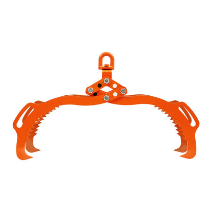 36in Log Lifting Tongs, 4-Claw Log Tongs, Heavy Duty Steel Log Grapple, 3300LBS Lifting Capacity, Swivel Log Graper Timber, Eagle Claw Design, Log Skidding Tongs for Trucks, Tractors, Forklifts