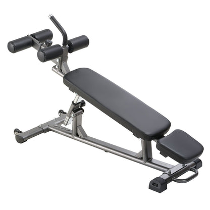 Sit Up Bench, Decline Ab Bench with Reverse Crunch Handle, with 4 Adjustable Height Settings, Heavy Duty Steel, 454 kg Capacity, for Home Gym Workouts, Strength Training, Full Body Muscles