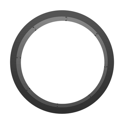 Fire Pit Ring, 40-Inch Outer/36-Inch Inner Diameter, 10inch Height 2.5mm Thick Fire Pit Insert, Heavy Duty Carbon Steel Liner DIY Campfire Ring above or In-Ground, for Outdoor Camping, Bonfires