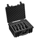 Hard Pistol Case, Heavy Duty Hard Gun Case with XPE Foam Lining, Waterproof Pistol Storage Box with Customizable Interior & Handle for Gun, Lenses, Camera, Gear, TSA Compliant, 475x415x215 mm