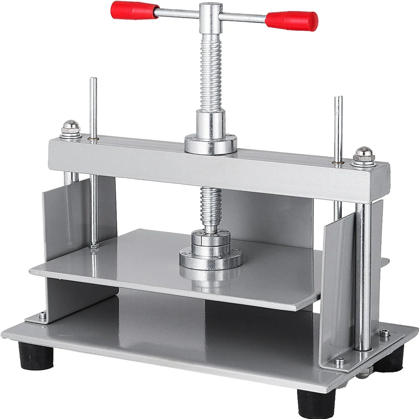 VEVOR Manual Paper Press Machine, 12x8.6 inch for A4 Sized Papers Flatting Machine, 10cm Thickness Steel Frame Manual Flat Paper Press Machine, Papermaking Book Press - Mekamart Australia