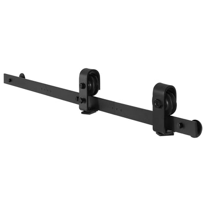 Bi-Folding Sliding Barn Door Hardware Track Kit 40" for Two 18" Doors