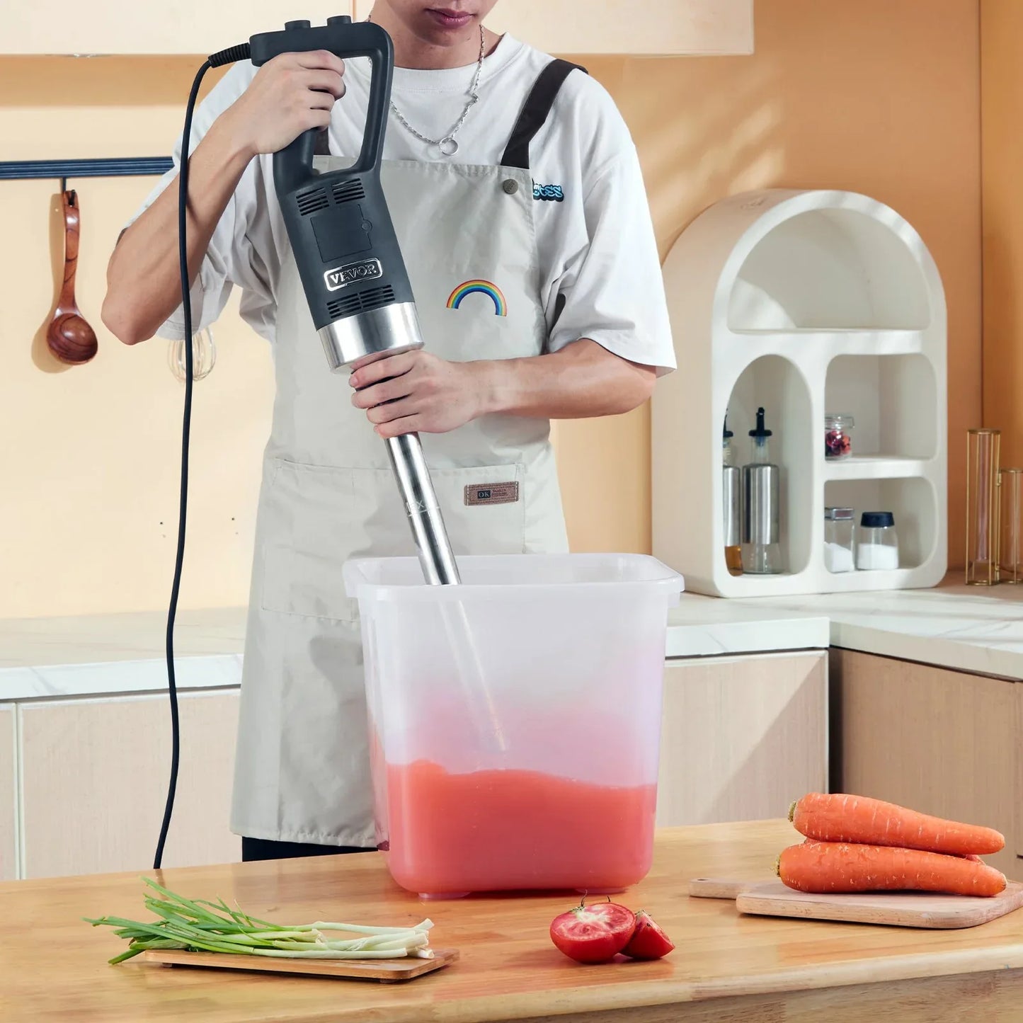 VEVOR Commercial Immersion Blender Heavy Duty Hand Mixer 750W Variable Speed - Mekamart Australia