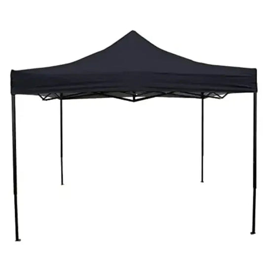 Portable Water-Resistant Gazebo 3x3 M - Black / Without Sidewalls - Mekamart Australia