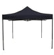 Portable Water-Resistant Gazebo 3x3 M - Black / Without Sidewalls - Mekamart Australia