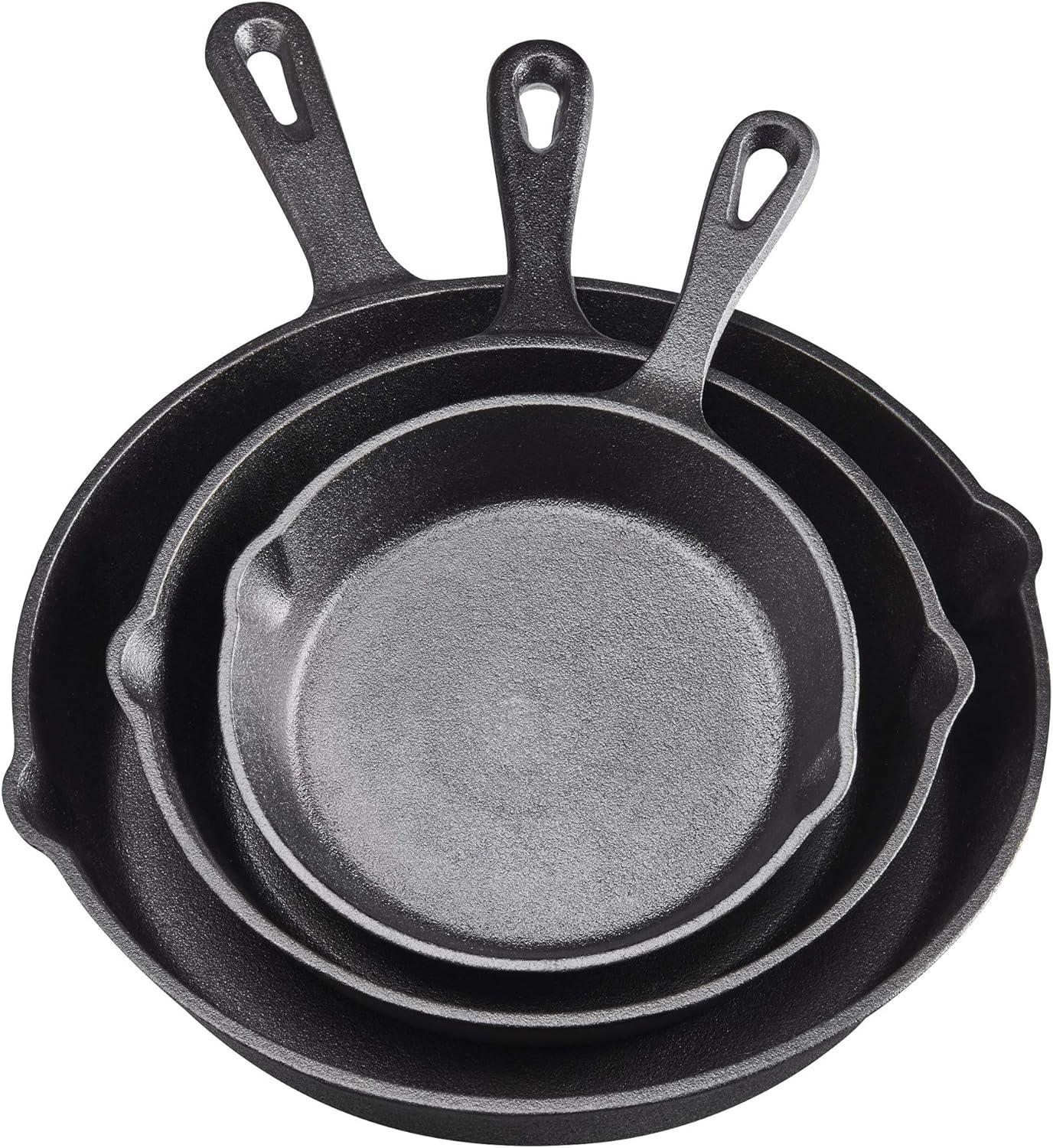 Cookware Sets Frying Cast Iron Pans Cast Iron Dish 16/20/26cm - Mekamart Australia