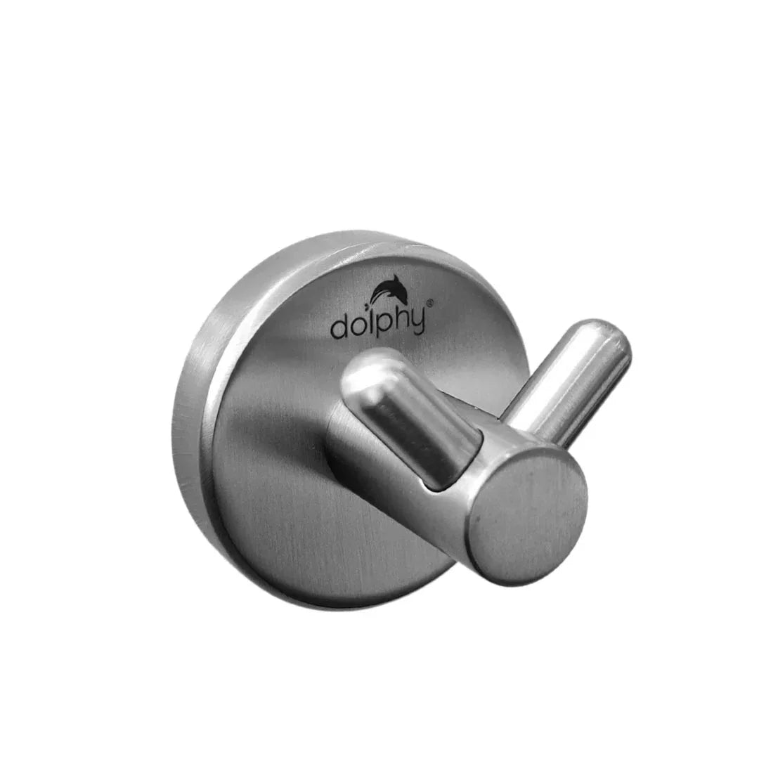 Double Robe Hook - Concealed Fix Brushed Finish - Mekamart Australia