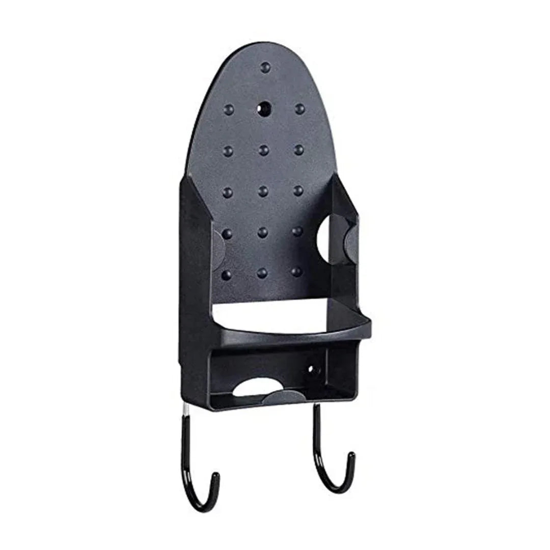 Wall Mounted Iron and Board Holder - Black - Mekamart Australia