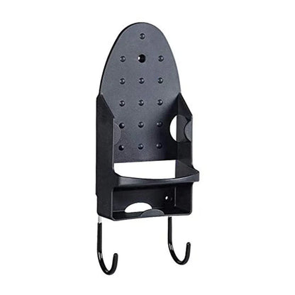 Wall Mounted Iron and Board Holder - Black - Mekamart Australia