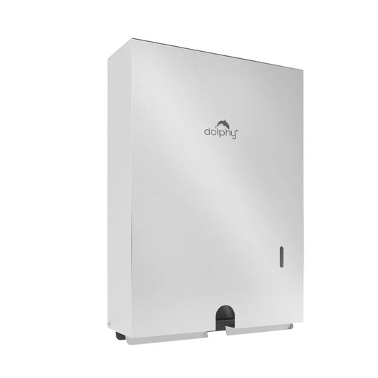 Silver Slimline Paper Towel Dispenser - Mekamart Australia