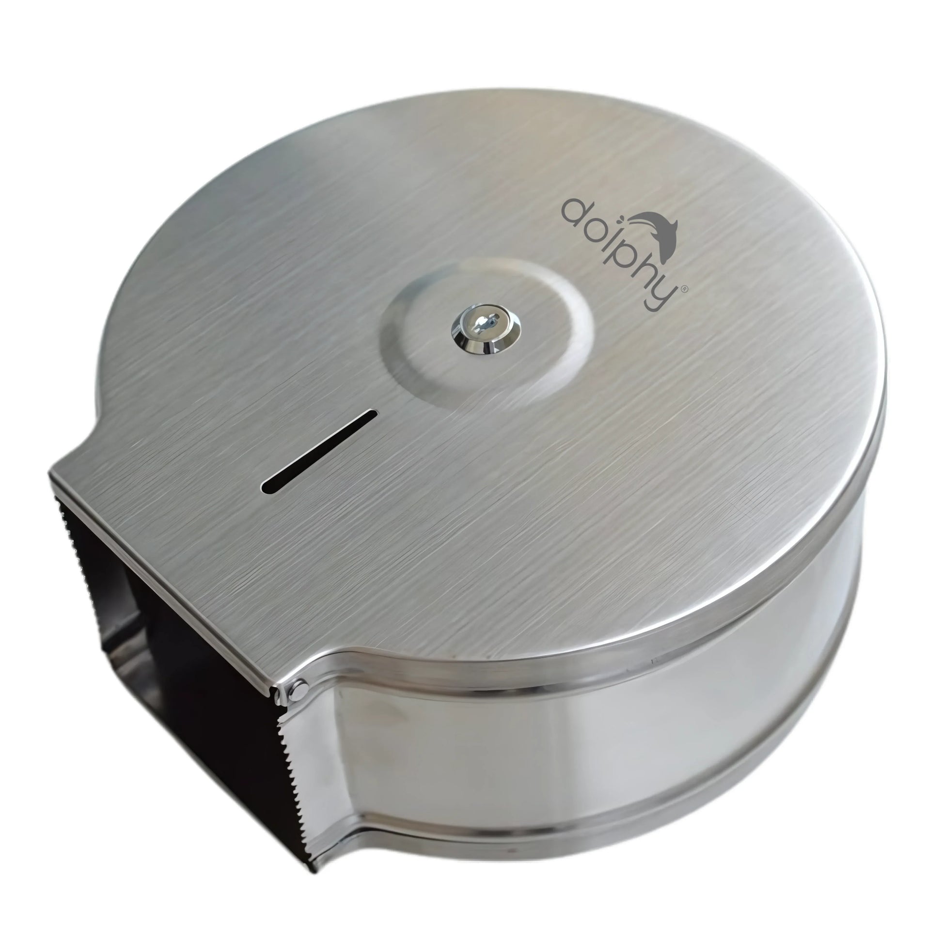 Stainless Steel Jumbo Toilet Paper Roll Dispenser - Mekamart Australia