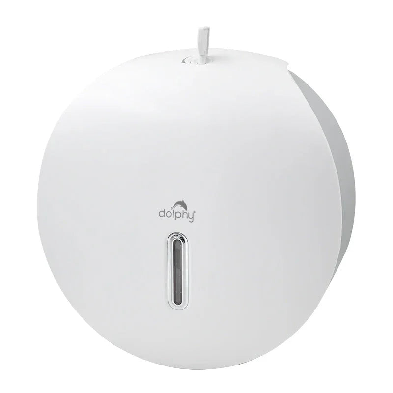 PLAZA Jumbo Toilet Roll Dispenser - White - Mekamart Australia