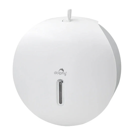 PLAZA Jumbo Toilet Roll Dispenser - White - Mekamart Australia
