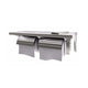 Stainless Steel Twin Toilet Roll Holder with Shelf - Mekamart Australia
