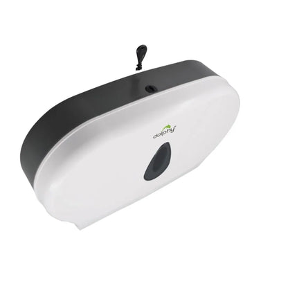 Twin Jumbo Toilet Roll Dispenser - White - Mekamart Australia
