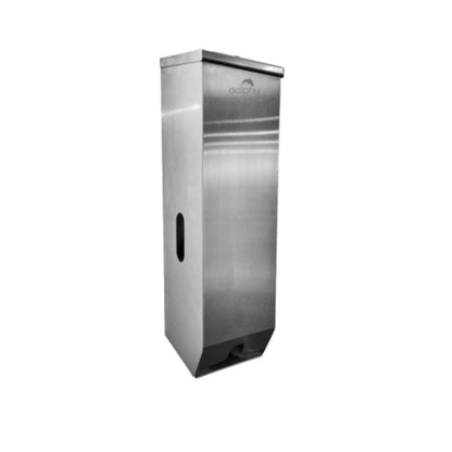 Triple Toilet Roll Dispenser - Silver - Mekamart Australia
